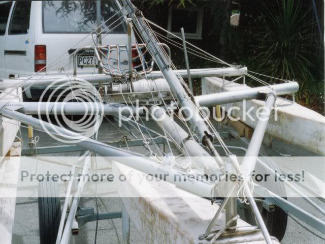 8m Tri. on trailer, winch detail, c1993 8m Tri. on trailer, winch detail, c1993
